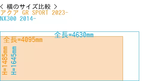 #アクア GR SPORT 2023- + NX300 2014-
